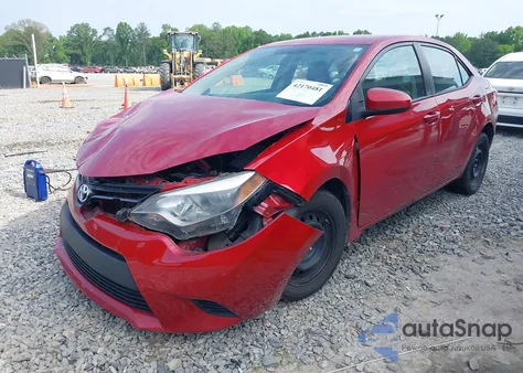 2014 Toyota Corolla Le z USA, uszkodzony, nr VIN 2T1BURHE9EC158111